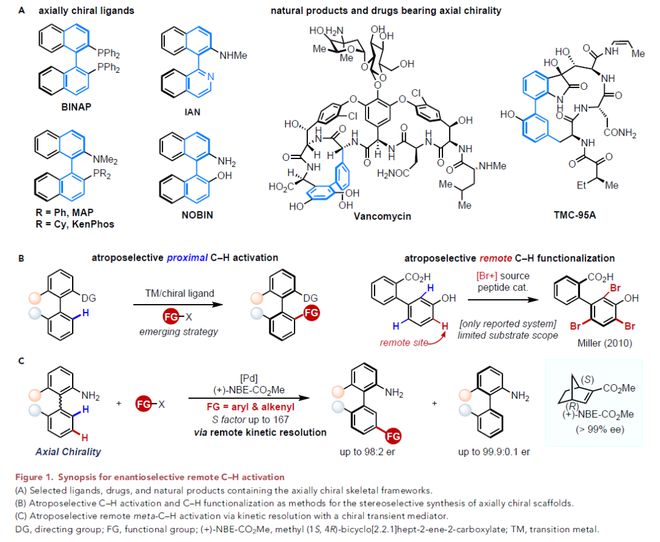 余金权、王鹏Chem：阻转选择性远程间位C-H活化(图2)