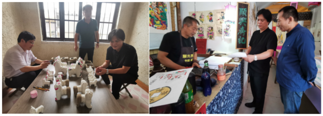 潘鲁生院长指导山工艺团队新年再造“尼尼虎”文化IP促进高密传统手工艺活化振兴(图1)