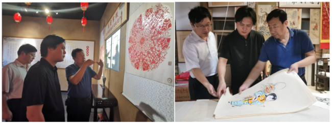 潘鲁生院长指导山工艺团队新年再造“尼尼虎”文化IP促进高密传统手工艺活化振兴(图2)